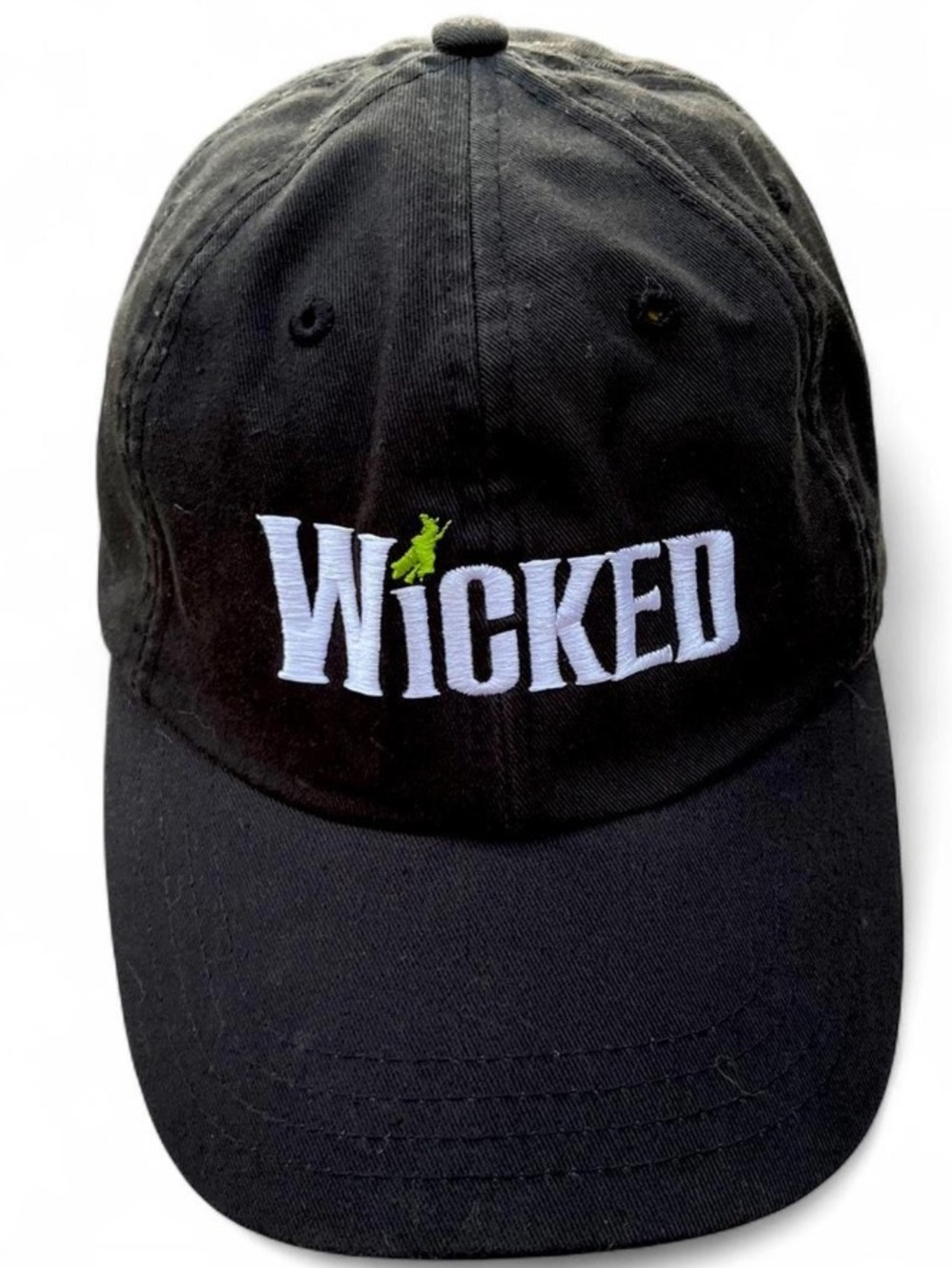 Wicked Embroidered Black Baseball Cap